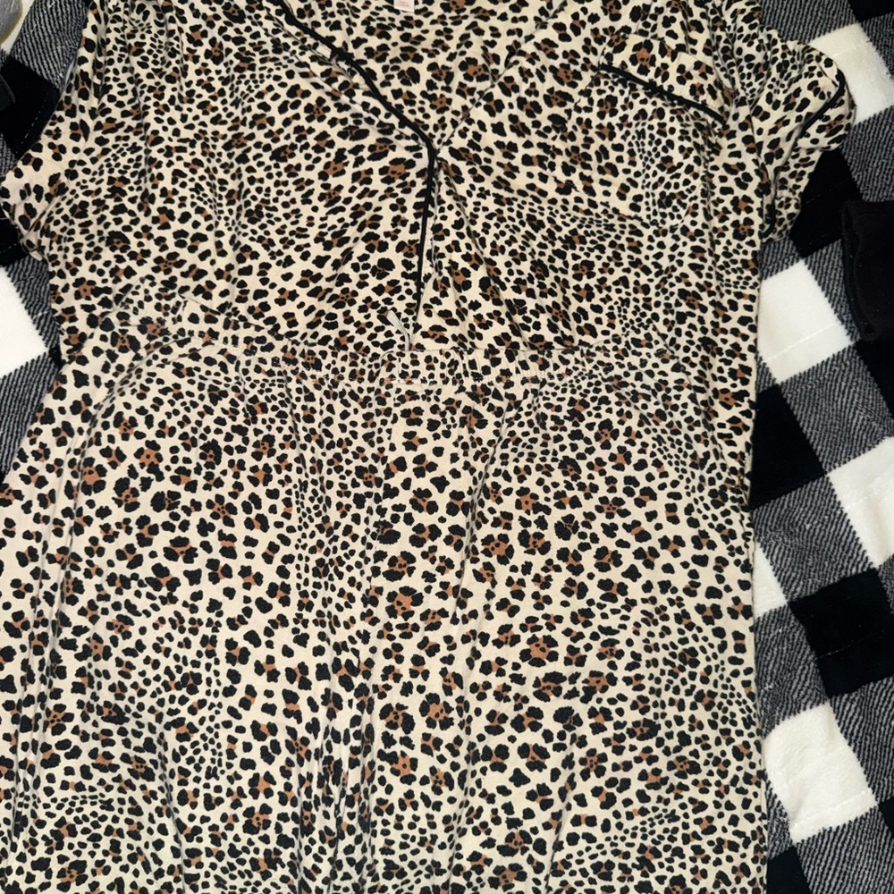 Leopard Print Pajama Set